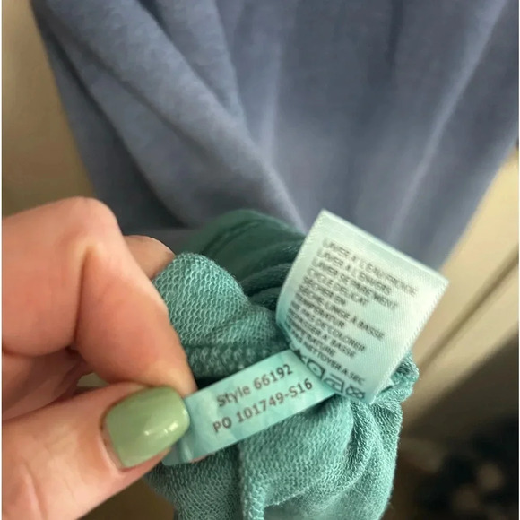 Royal Robbins Sunset Cowl Neck Midi Dress Deep Blue Ombré XL - Picture 5 of 6